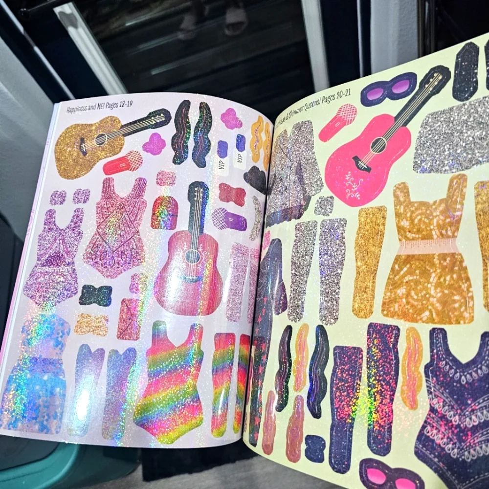 My Sticker Dress-Up Swifties Book NWT Taylor Swift L👀K 500 Fun Sparkly Stickers